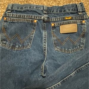 Wrangler jeans boys size slim 16